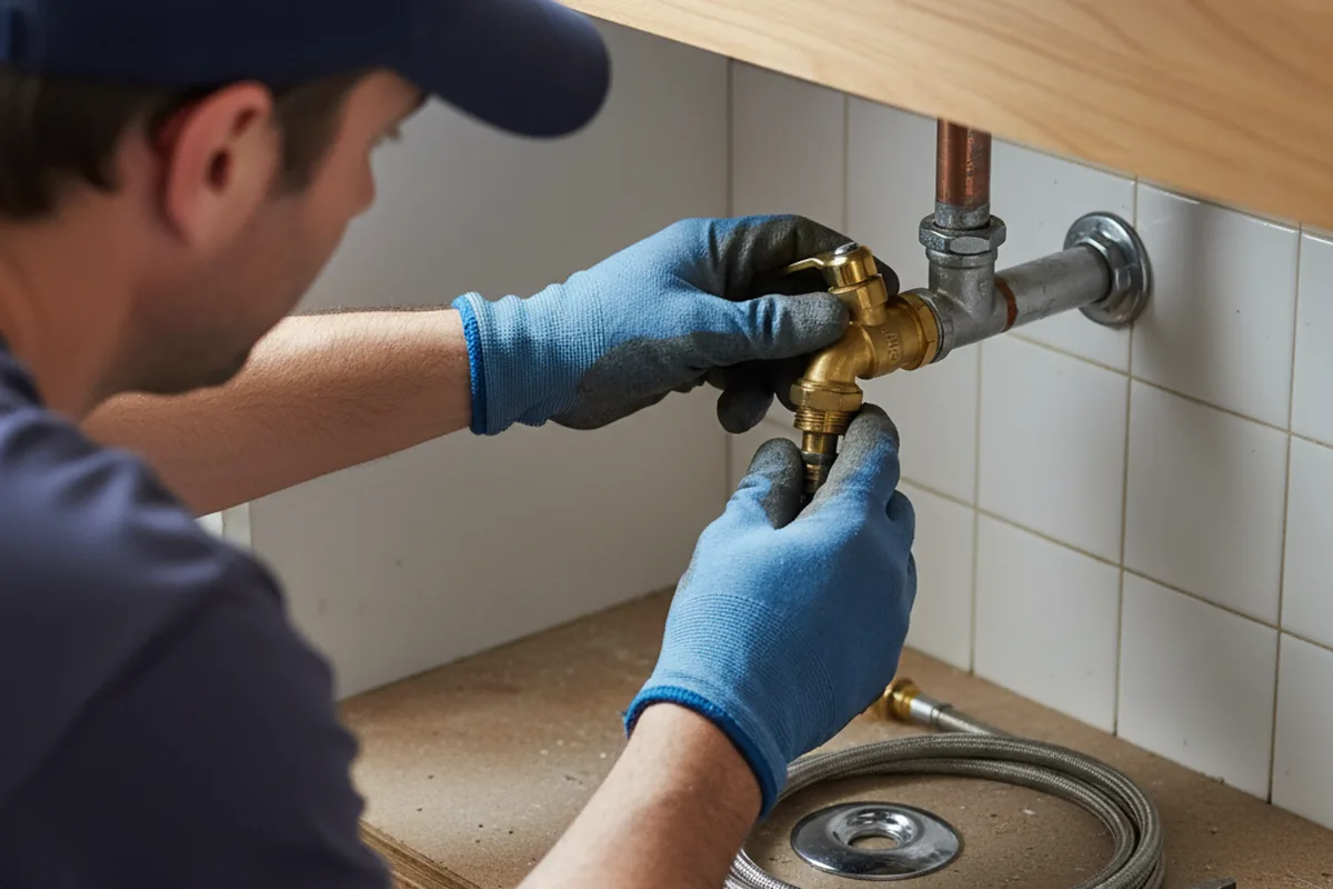 Shutoff valve and fitting work during Faucet and Fixture Repair in Rome City